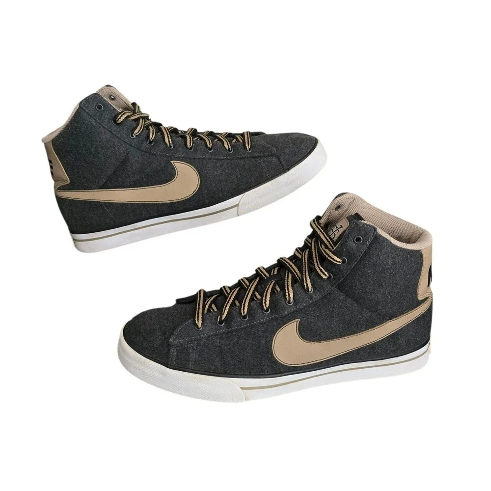Nike Sweet Classic High Sneakers Mens Size 12 Gray Athletic Shoes 416169-023